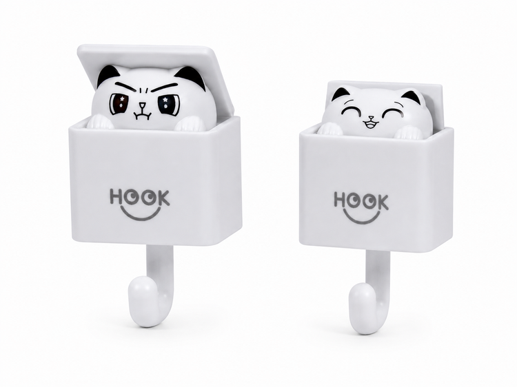 آویز حوله Hook مدل گربه باهوش