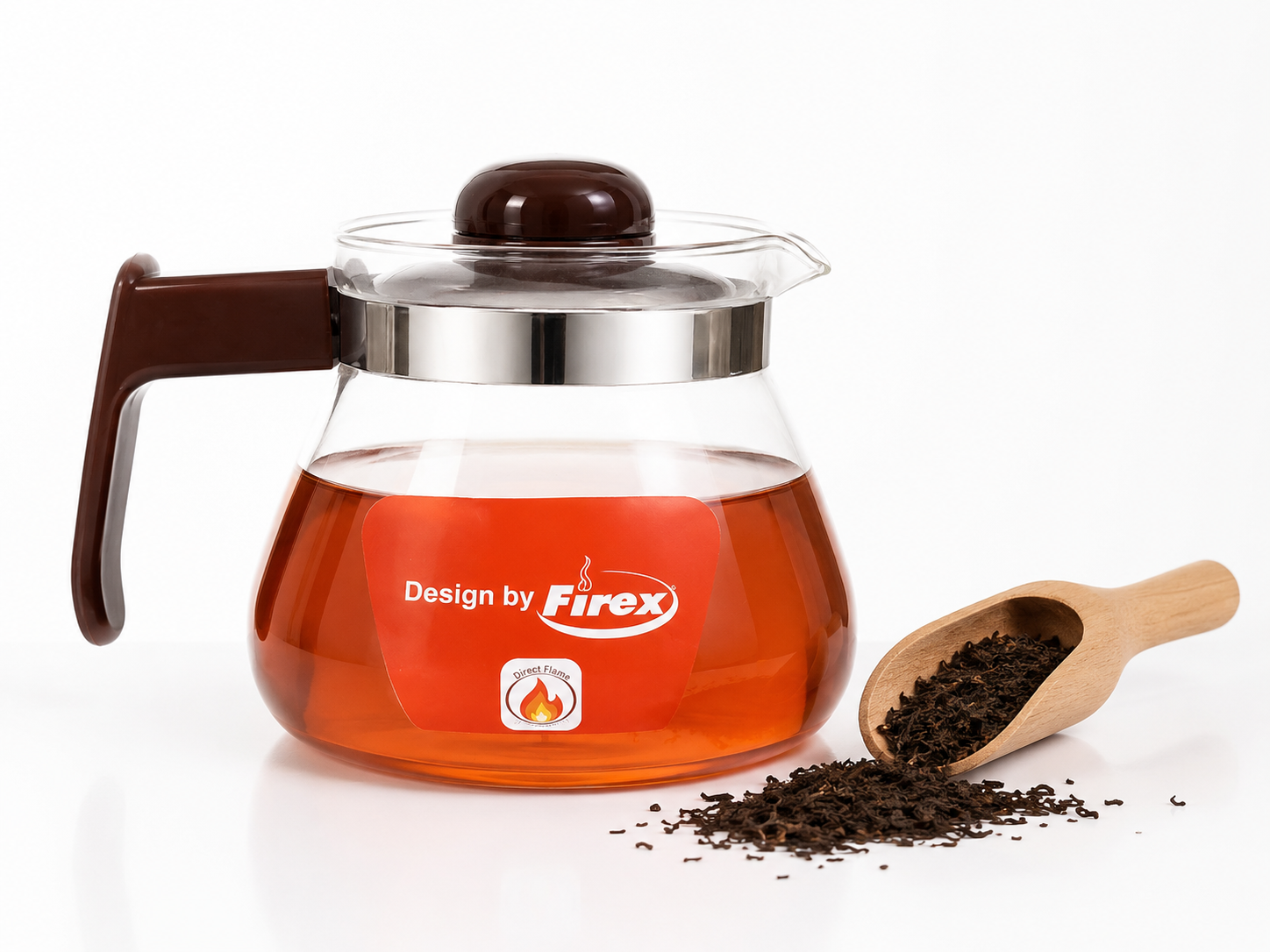 قوری پیرکس ۷۰۰ میلی‌لیتری Firex با درب پلاستیکی نسوز