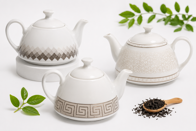 قوری سماوری کف پهن چینی مناسب انواع سماور و کتری
