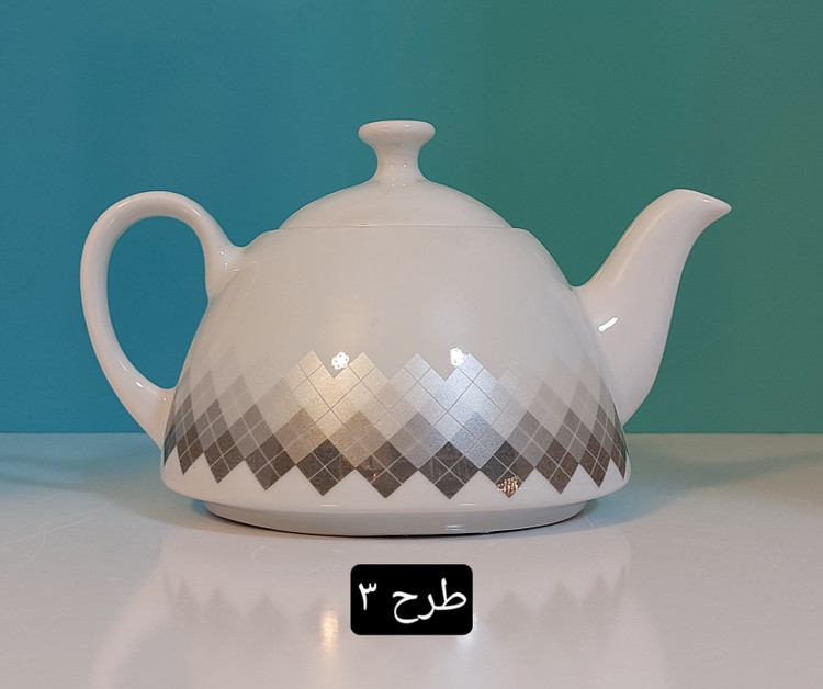 قوری سماوری کف پهن چینی مناسب انواع سماور و کتری