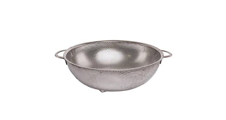 ست آبکش استیل پانچ 6 پارچه دستهدار ضد زنگ