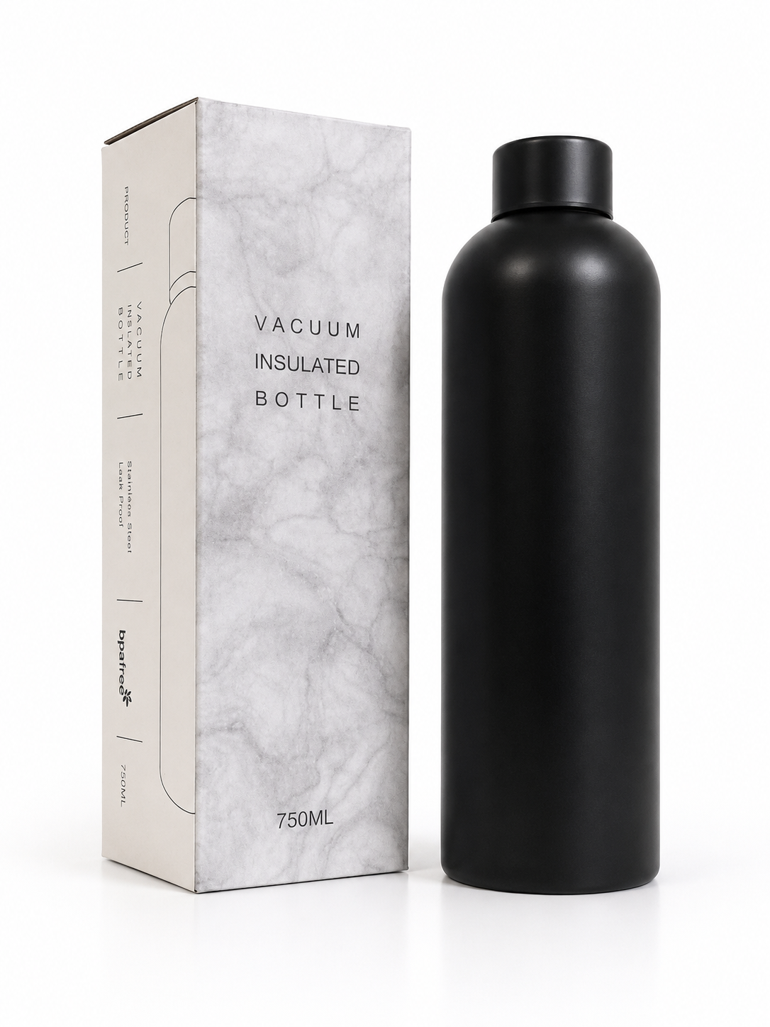 قمقمه فلاسکی استیل ۷۵۰ میلی‌لیتری دوجداره وکیوم مدل Vacuum Insulated Bottle