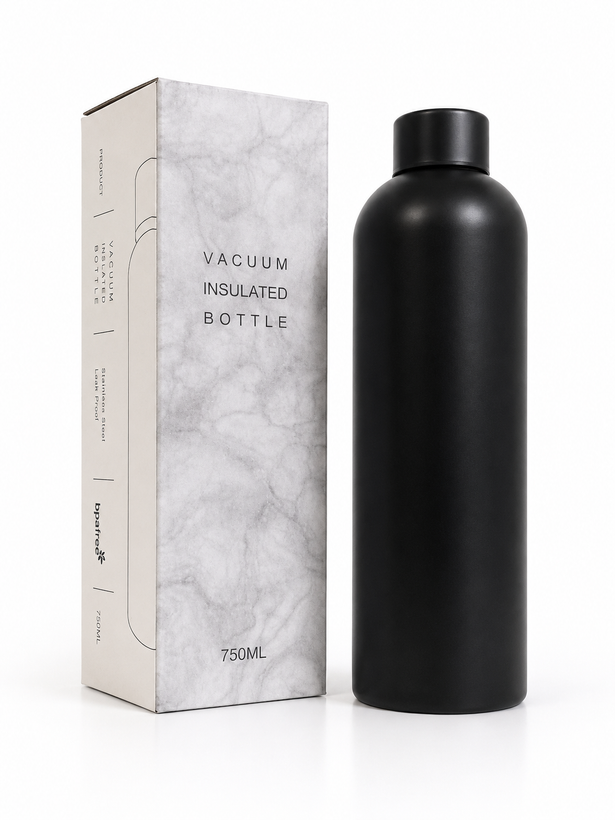 قمقمه فلاسکی استیل ۷۵۰ میلیلیتری دوجداره وکیوم مدل Vacuum Insulated Bottle