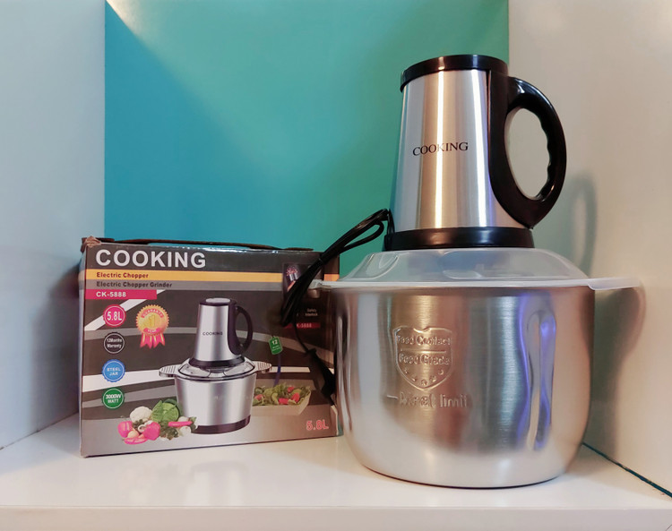 خردکن و آسیاب برقی کوکینگ (COOKING) مدل CK-5888 ظرفیت ۵.۸ لیتر