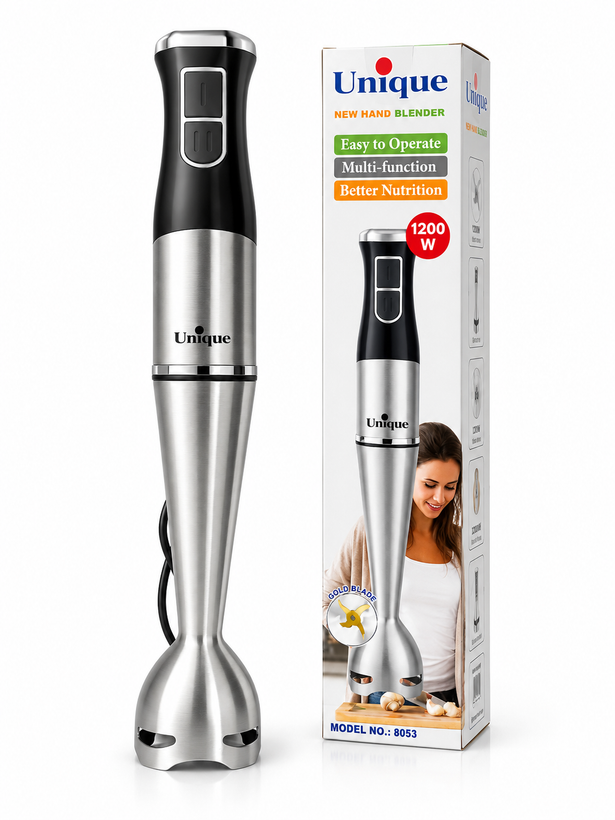 گوشتکوب برقی یونیک تیغه طلایی مدل 8053 توان 1200 وات